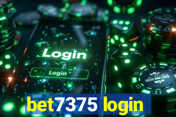 bet7375 login